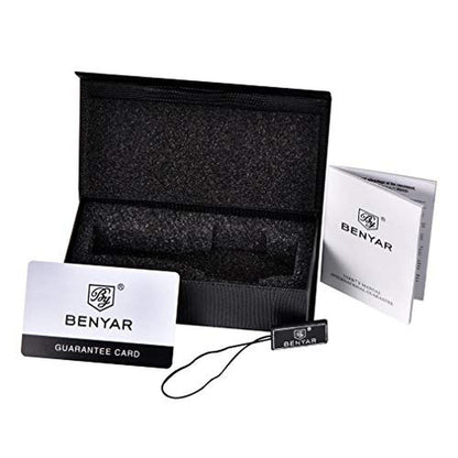 BENYAR Waterproof Watch: Classic Rectangle Case Vintage – Packaging