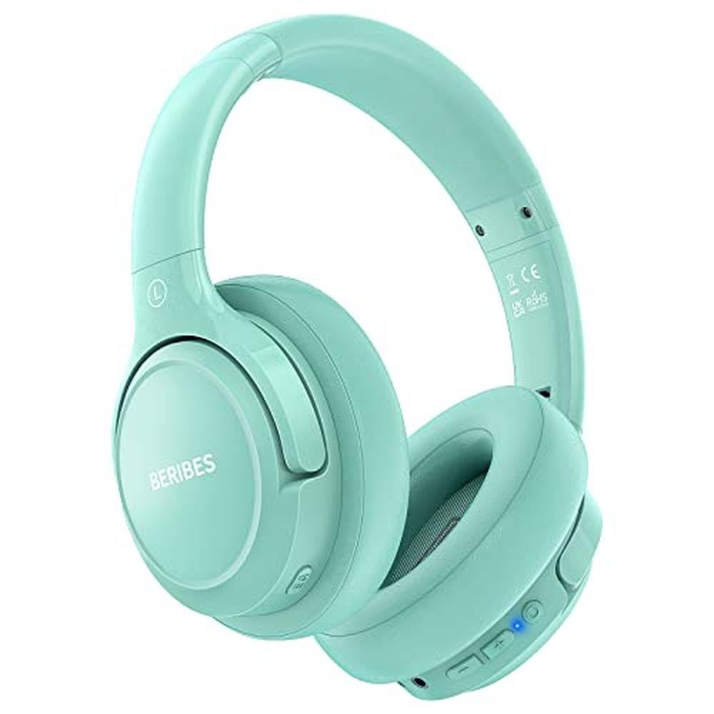 BERIBES Bluetooth Headphones Over Ear – Front View