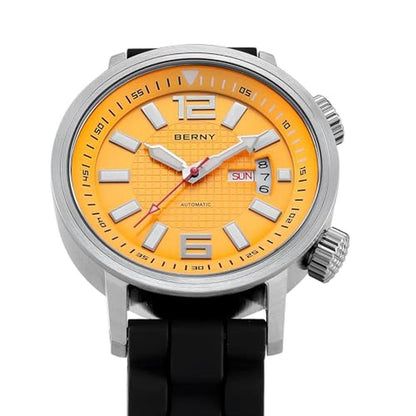 Berny Automatic: Berny Mechanical Dive Watch – Close-up Detail