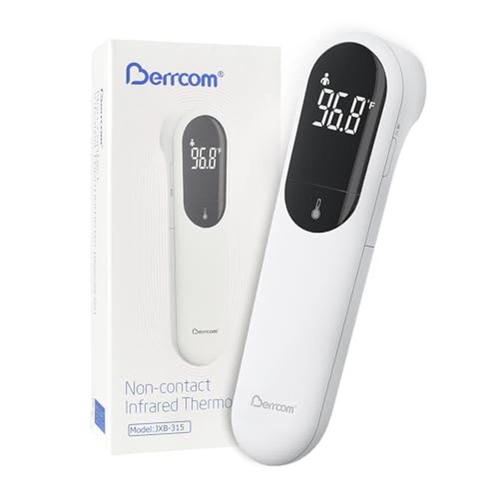Berrcom No-Touch Forehead Thermometer – Front View