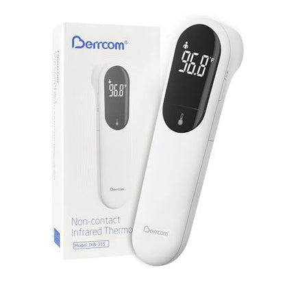 Berrcom No-Touch Forehead Thermometer – Front View