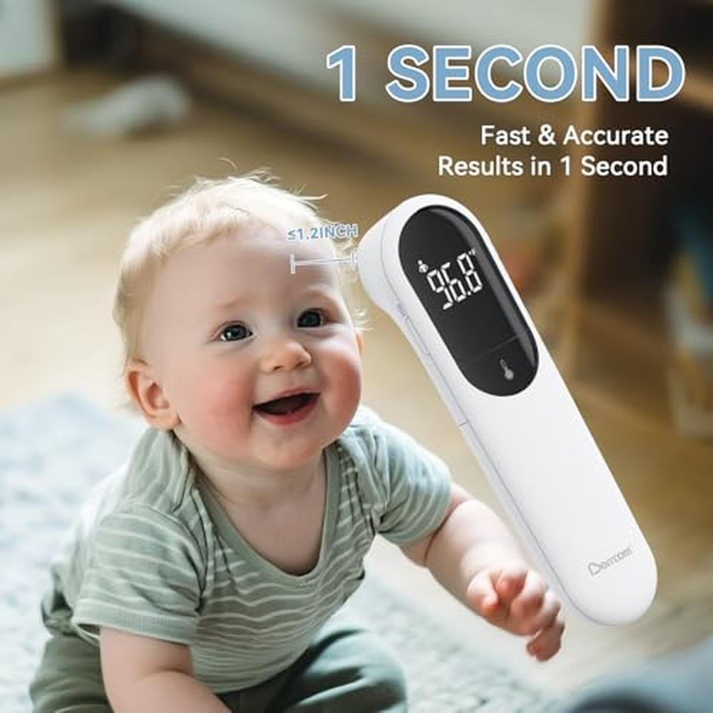 Berrcom No-Touch Forehead Thermometer – Side View