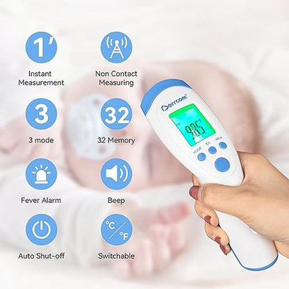 Fever Berrcom: Berrcom Non-Contact Infrared Forehead – In Use