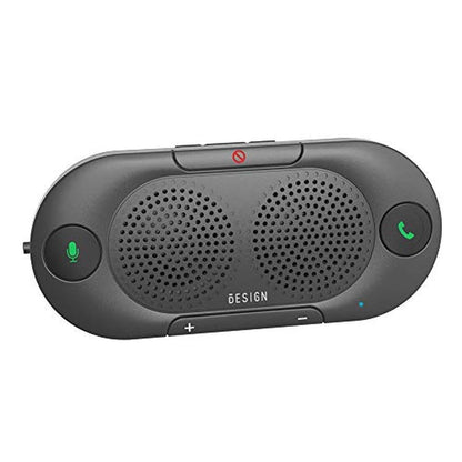 Car Speakerphone: Besign BK06 Bluetooth 5.0 with Visor Clip – Front View
