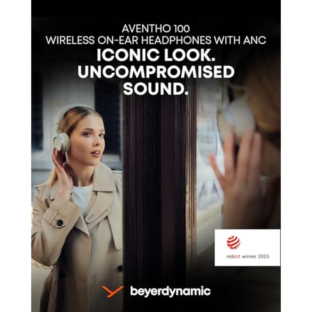beyerdynamic AVENTHO 100 Premium On Ear Wireless Bluetooth – Close-up Detail
