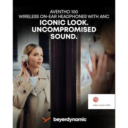 beyerdynamic AVENTHO 100 Premium On Ear Wireless Bluetooth – Close-up Detail