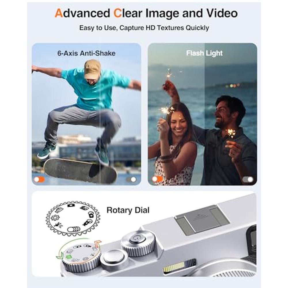 Camera Digital: Bifevsr 4K Digital Camera with Viewfinder – In Use