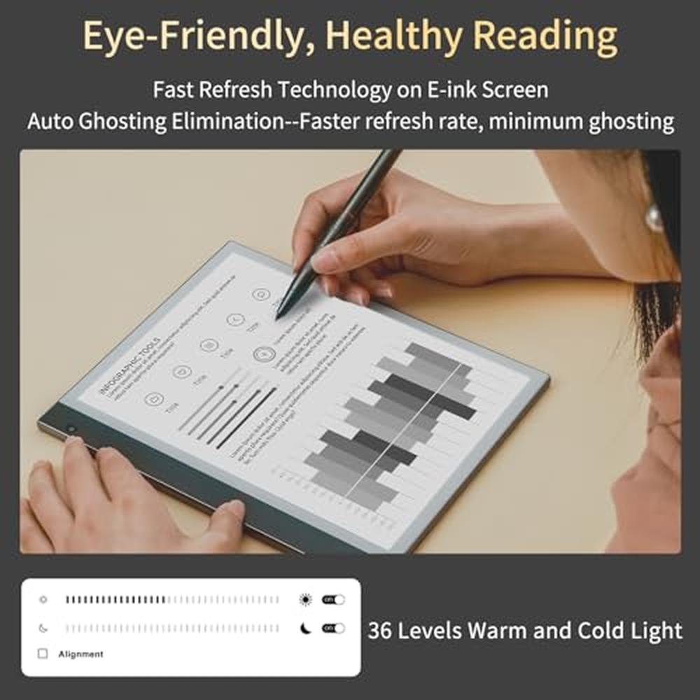 Ink Tablet: Bigme inkNoteS 10.3 E-ink Tablet 4G 64GB – Side View