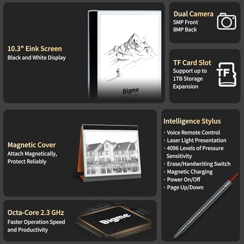Ink Tablet: Bigme inkNoteS 10.3 E-ink Tablet 4G 64GB – In Use