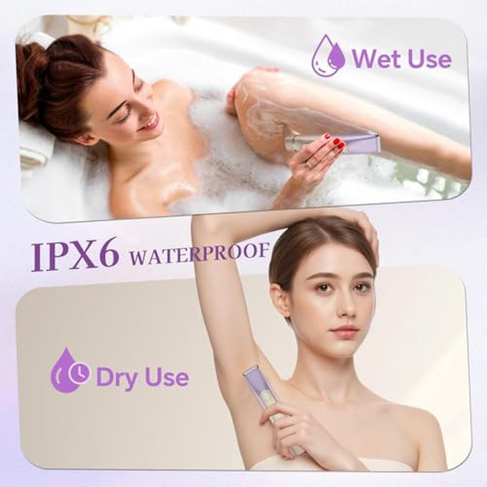 Trimmer Women: SilkGlow 2-in-1 Dual Head Electric Razor – Packaging
