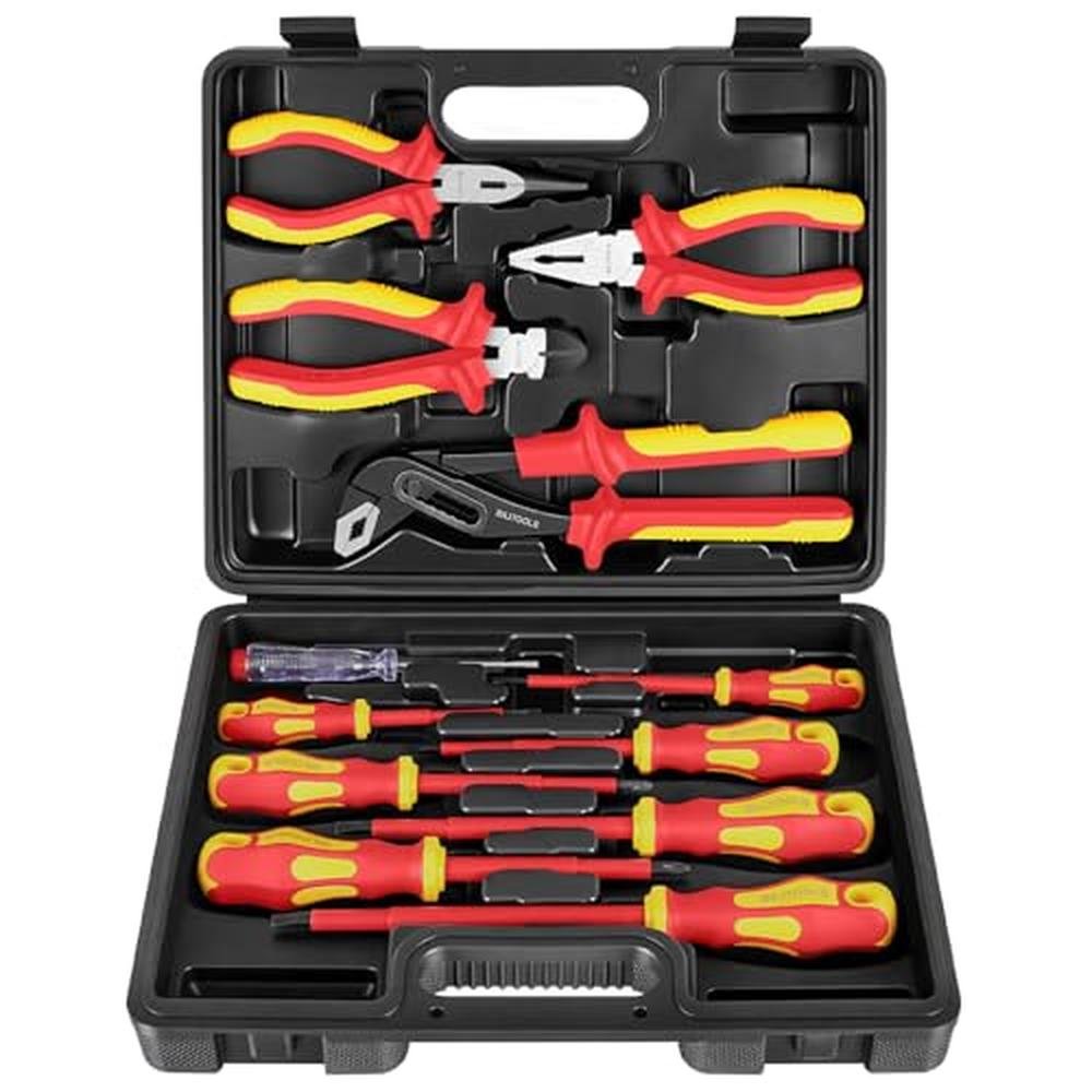 BILITOOLS Insulated Screwdriver & Pliers Set – Front View