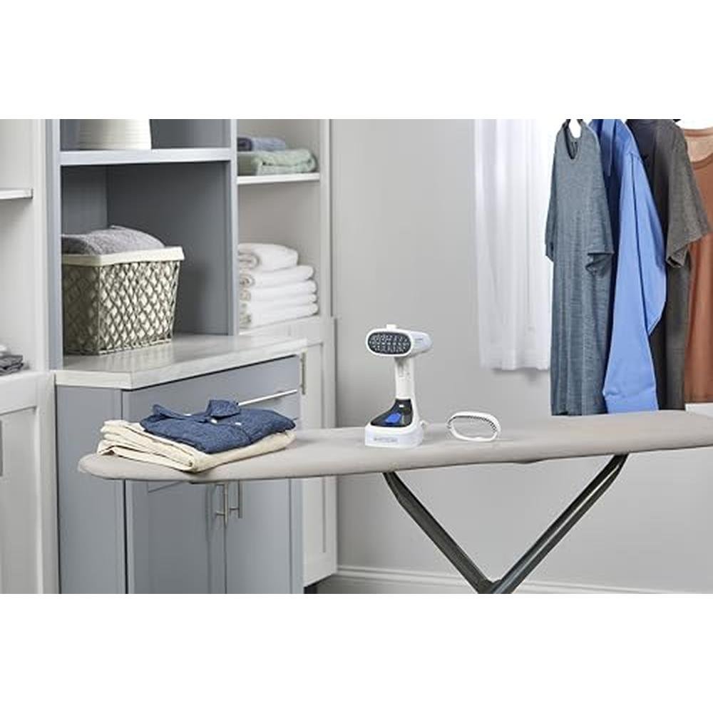 Black Decker Easy Store Pro Foldable Steamer – In Use