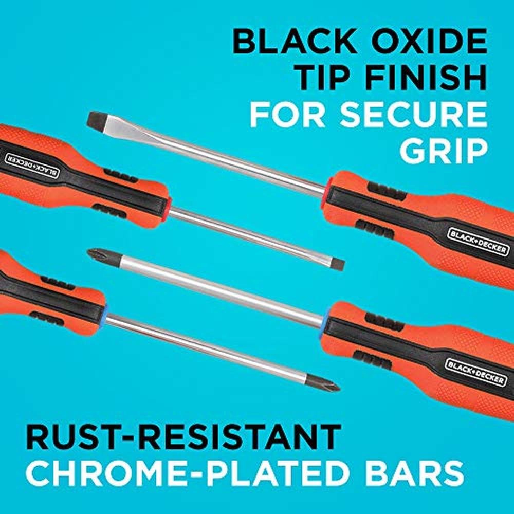 Black Decker Magnetic Screwdriver Set 17 Piece BDHT65003 – In Use