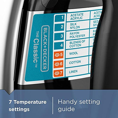 Black Decker The Classic Iron F67E-T – Side View