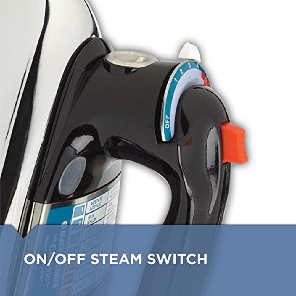 Black Decker The Classic Iron F67E-T – Close-up Detail