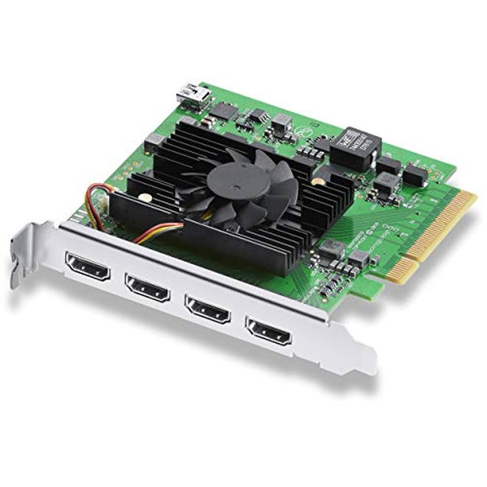 Blackmagic Design DeckLink Quad HDMI PCIe Capture Card – Front View