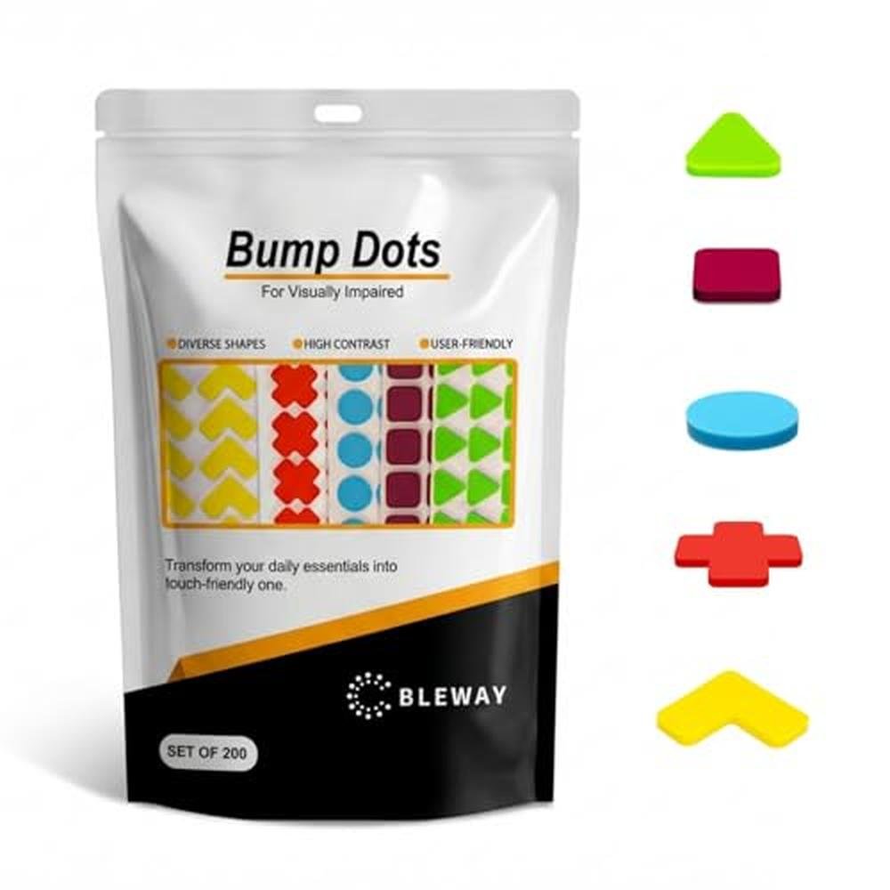 Bleway Bump Dots: Premium Assistive Technology for Visually – Side View