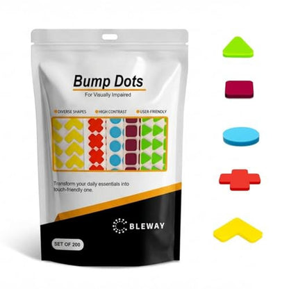 Bleway Bump Dots: Premium Assistive Technology for Visually – Side View