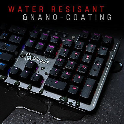 Gaming Keyboard: Bloody Gaming B975 Light Strike Optical – Close-up Detail