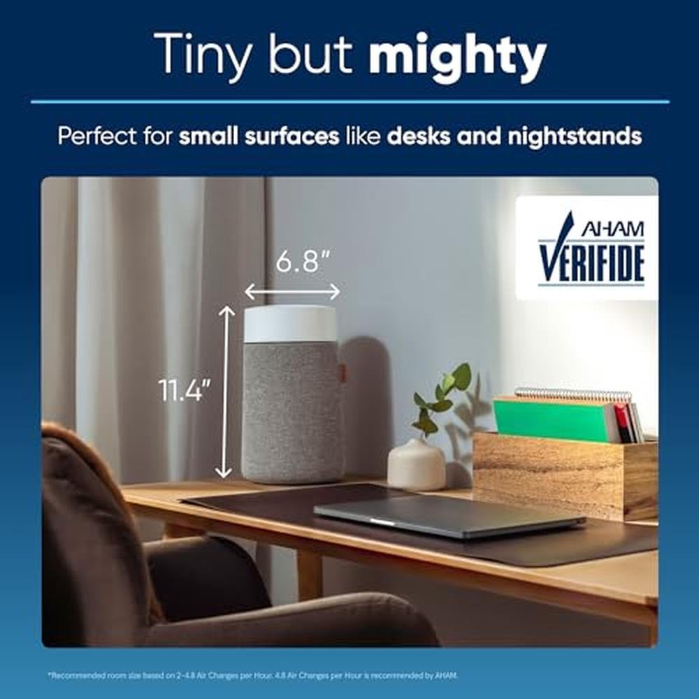 Air Purifier: Blueair Mini Air Purifier for Small Room – Side View
