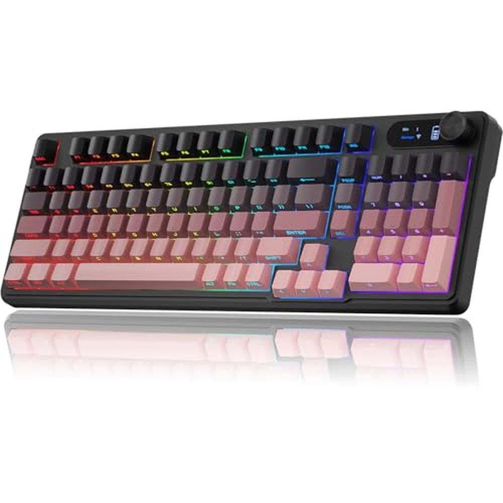 Keyboard BlueFinger: BlueFinger Wireless Gaming Keyboard – Front View