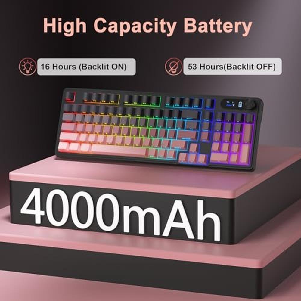 Keyboard BlueFinger: BlueFinger Wireless Gaming Keyboard – Close-up Detail