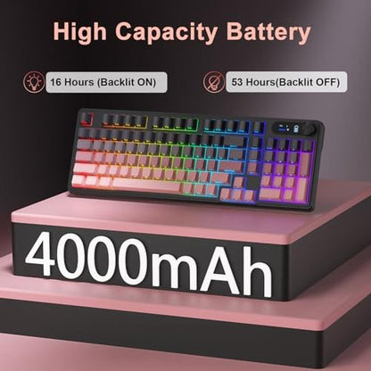 Keyboard BlueFinger: BlueFinger Wireless Gaming Keyboard – Close-up Detail