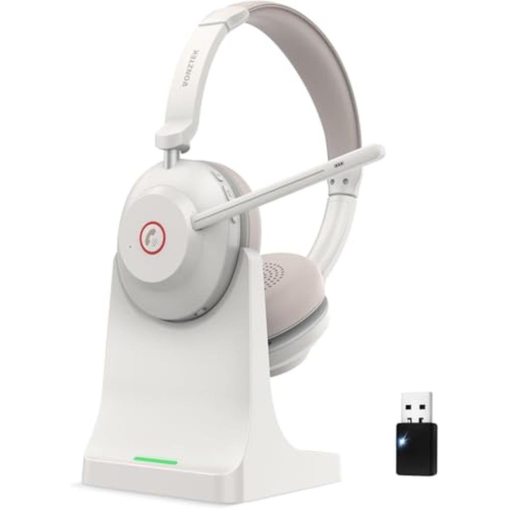 Wireless Headset QCC 5.2 Bluetooth Headset with Microphone – Front View