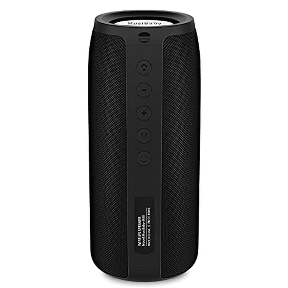 Bluetooth Speaker: MusiBaby M88 Portable Speakers Dual – Front View