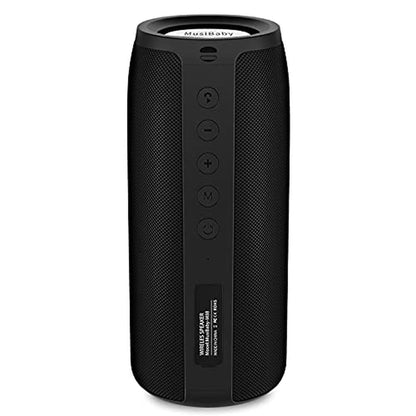 Bluetooth Speaker: MusiBaby M88 Portable Speakers Dual – Front View