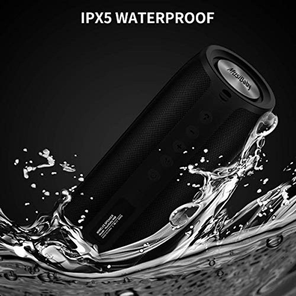 Bluetooth Speaker: MusiBaby M88 Portable Speakers Dual – In Use