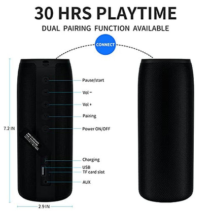 Bluetooth Speaker: MusiBaby M88 Portable Speakers Dual – Packaging
