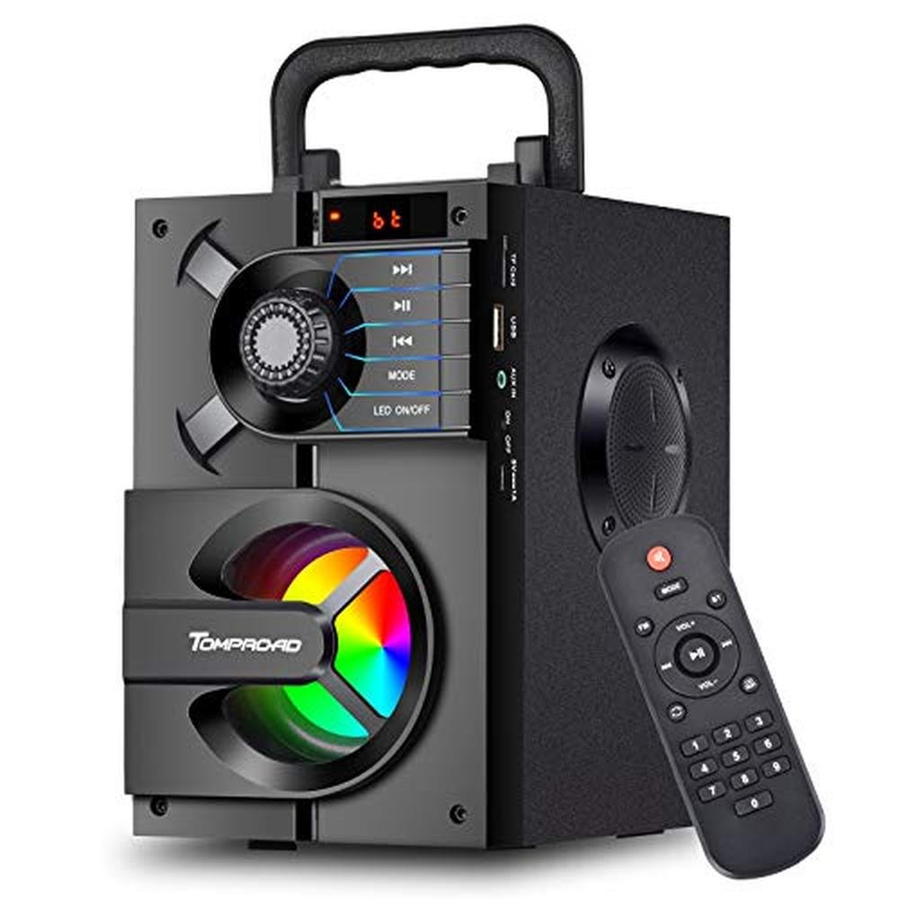 Bluetooth Speakers: Portable Bluetooth Speakers with – Front View