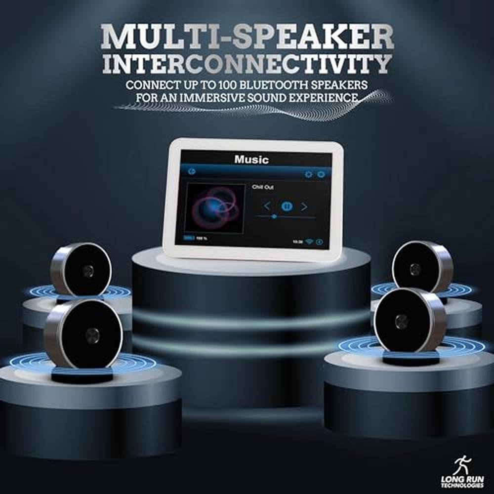 Bluetooth Speaker: Premium Wireless Stereo Dual Pairing – Side View