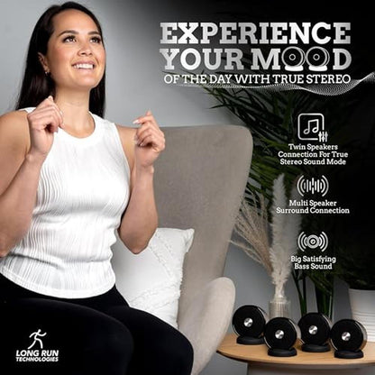 Bluetooth Speaker: Premium Wireless Stereo Dual Pairing – In Use