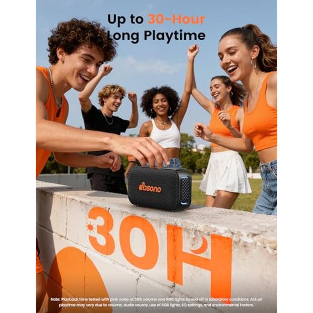 Bluetooth Speaker: Premium 20W Loud Sound Stereo – Close-up Detail