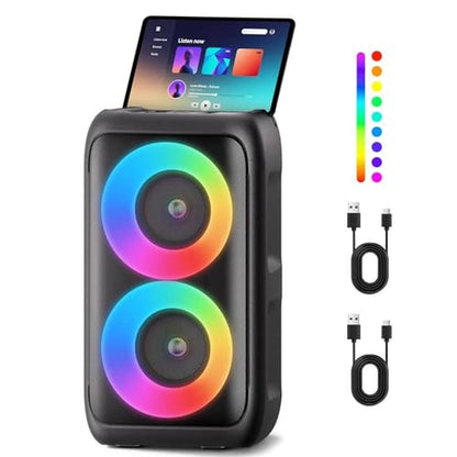 Bluetooth Speaker Party: USA Warehouse Big Party Speaker – Front View