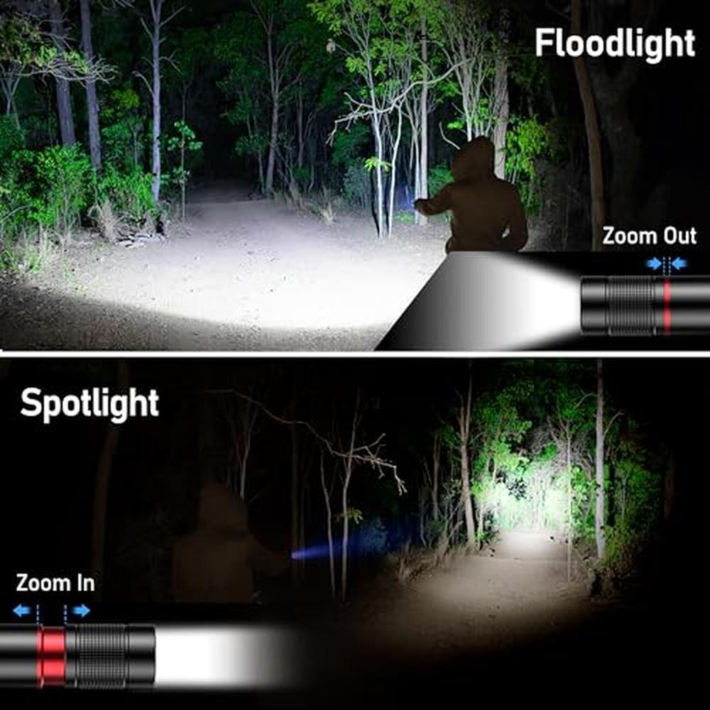 Flashlight Blukar: Blukar Flashlight Rechargeable High – Close-up Detail