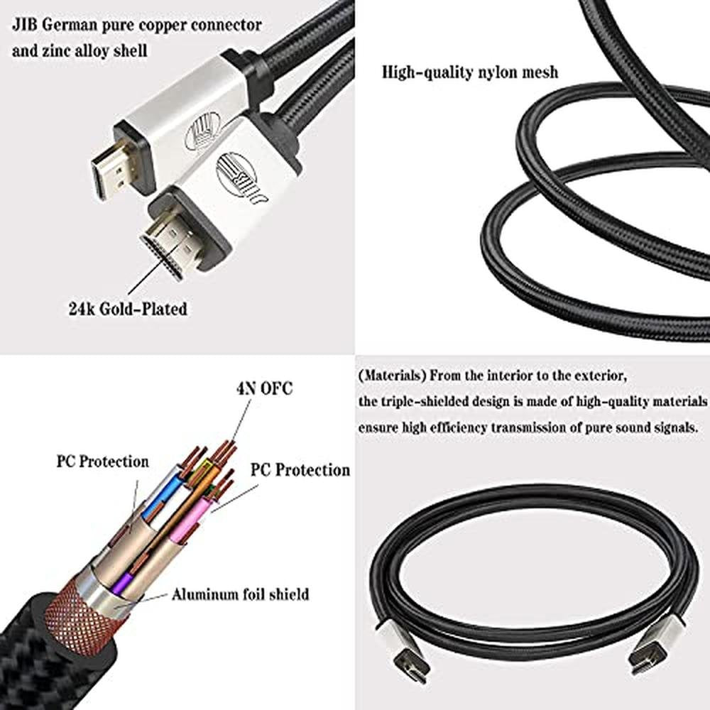 Cable Boaacoustic: Boaacoustic Jib Blackberry HDMI Cable 4K – Close-up Detail