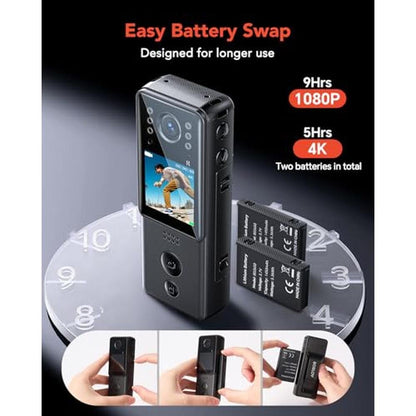 Body Camera: BOBLOV 4K Mini A29 – In Use