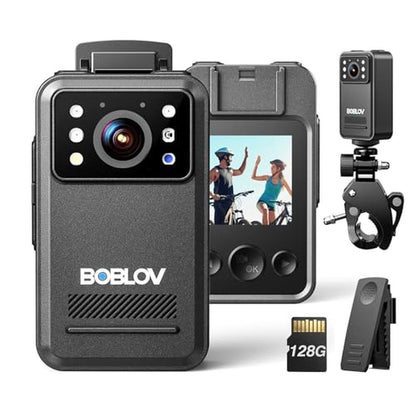 Camera Boblov: BOBLOV A28 Small Body Camera Mini Video – Front View