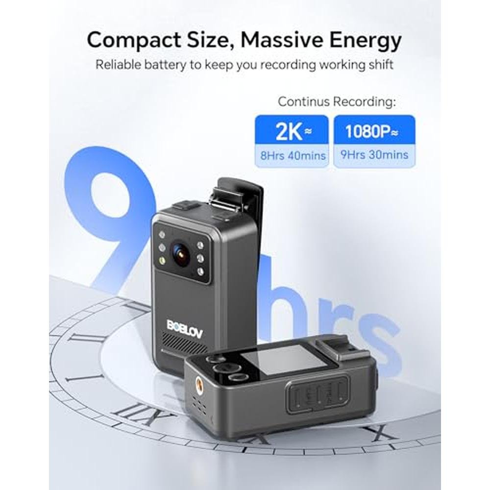 Camera Boblov: BOBLOV A28 Small Body Camera Mini Video – Close-up Detail