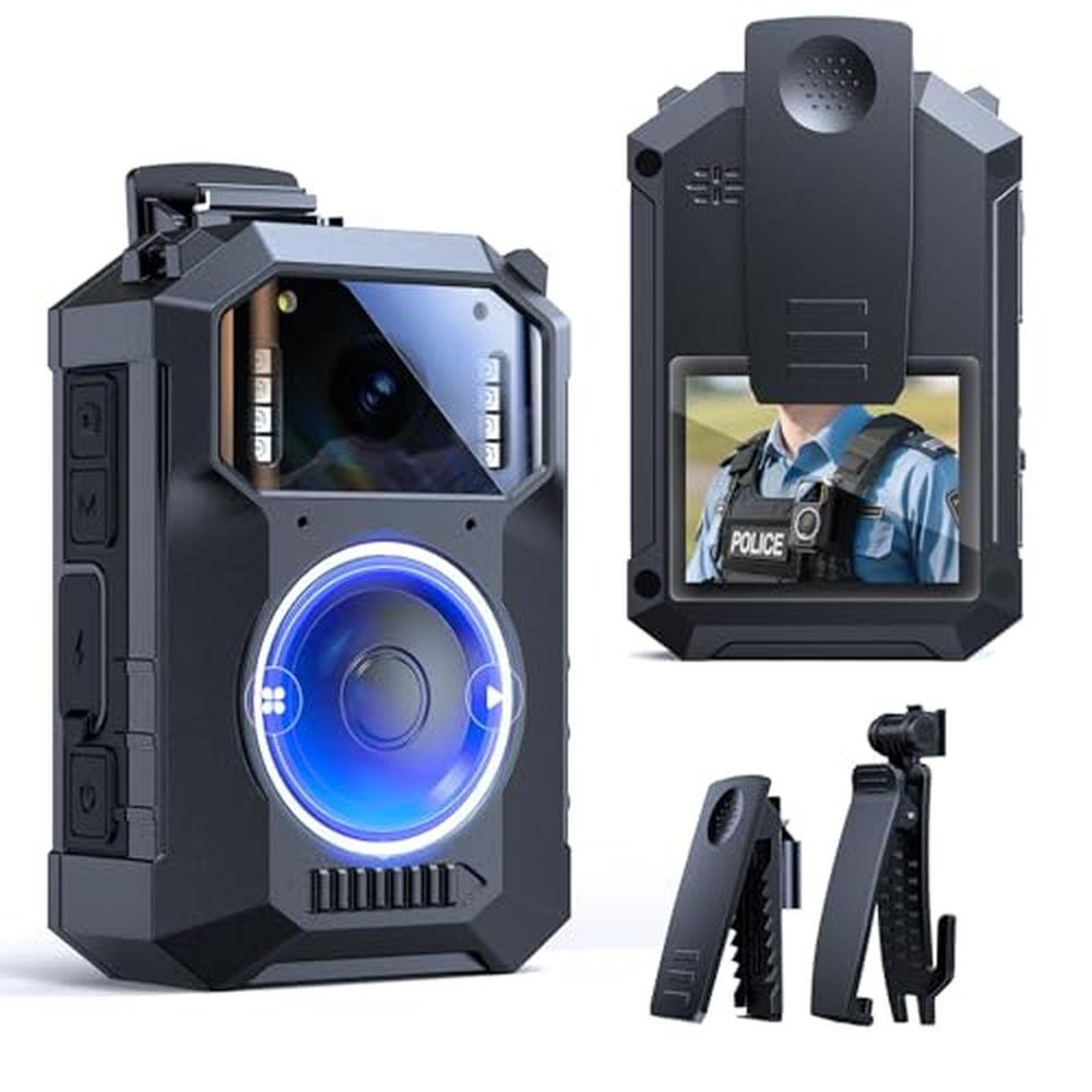 Body Camera: BOBLOV M11 Police 3.2K Resolution – Front View