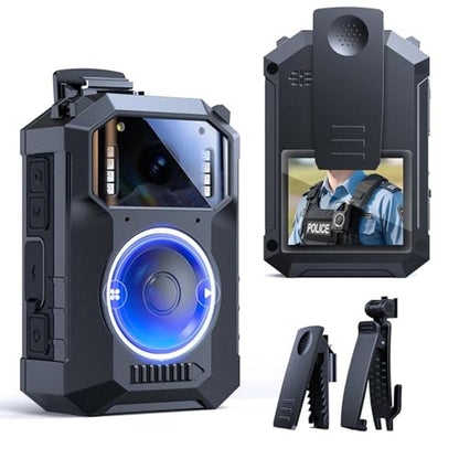 Body Camera: BOBLOV M11 Police 3.2K Resolution – Front View
