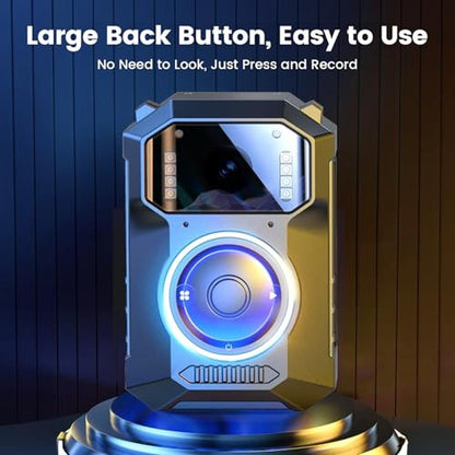 Body Camera: BOBLOV M11 Police 3.2K Resolution – Close-up Detail