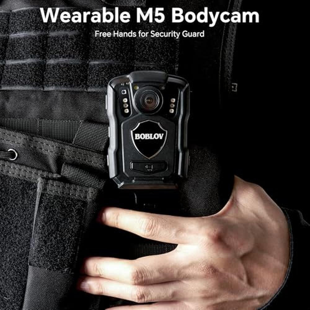 Body Cam: BOBLOV M5 2K Police Body Worn Camera GPS Enabled – Packaging