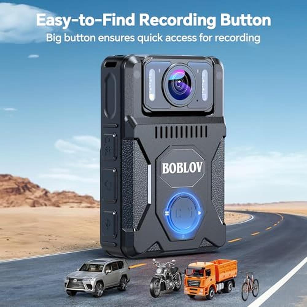 Body Cam: BOBLOV M7 256G 180 Rotatable Lens – Packaging