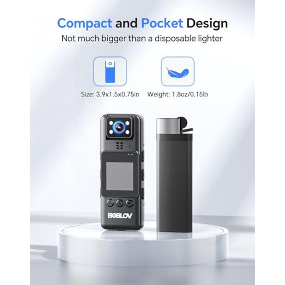 Camera Boblov: BOBLOV Mini Body Camera 128G – Packaging