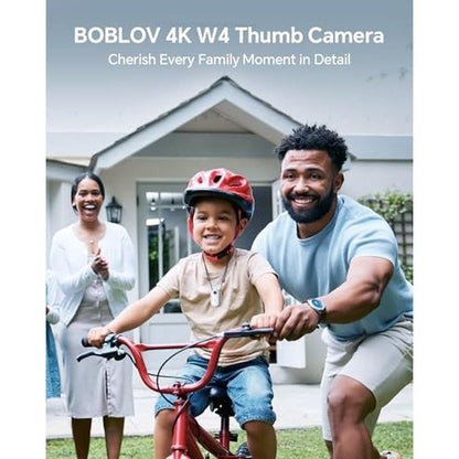 Camera Clip: BOBLOV W4 4K Mini Body Camera 128G – Side View