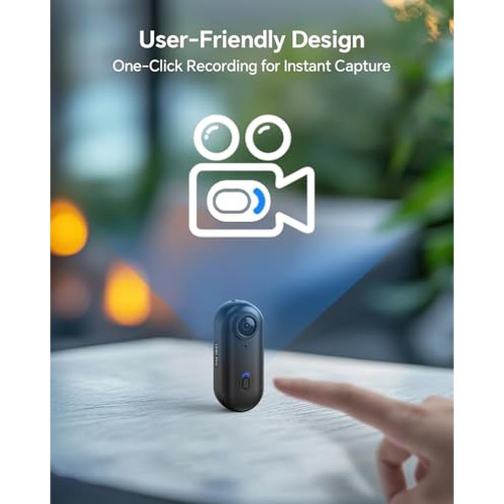 Camera Clip: BOBLOV W4 4K Mini Body Camera 128G – Packaging